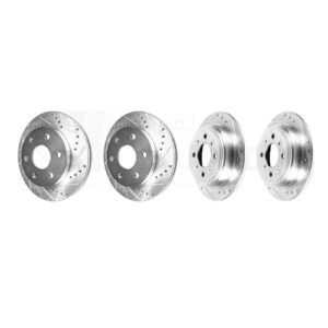 Slotted and Drilled Sport Rotors Envoy/Trailblazer (2002-2005) - Full Set