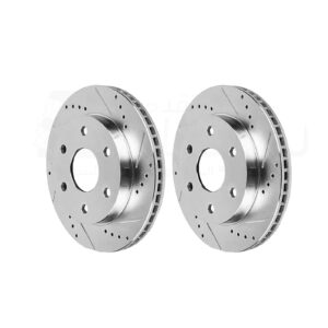 Front Slotted and Drilled Sport Rotors Nissan Armada / Infiniti QX 2007-2024
